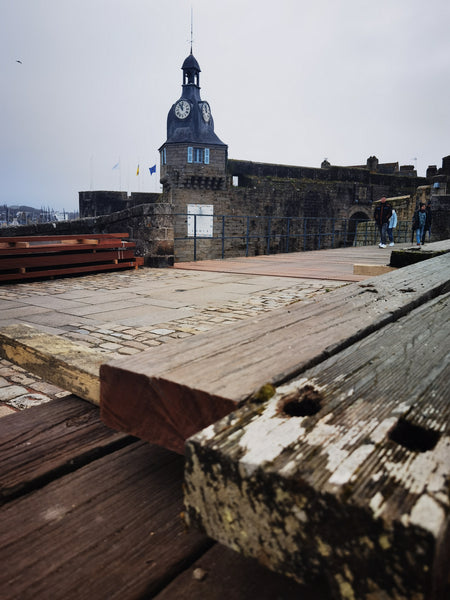 Couteau marin "Le Moutons" manche en Bois du pont la Ville Close de Concarneau